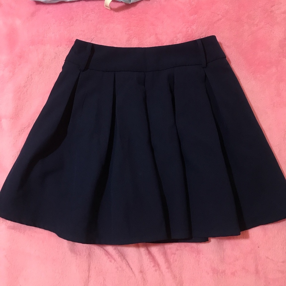 cute basic navy skirt